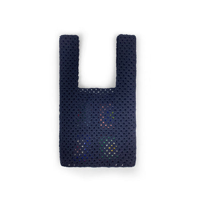 Crochet Granny Square Bag Ethnic Wind Hand Hook Flower Bag