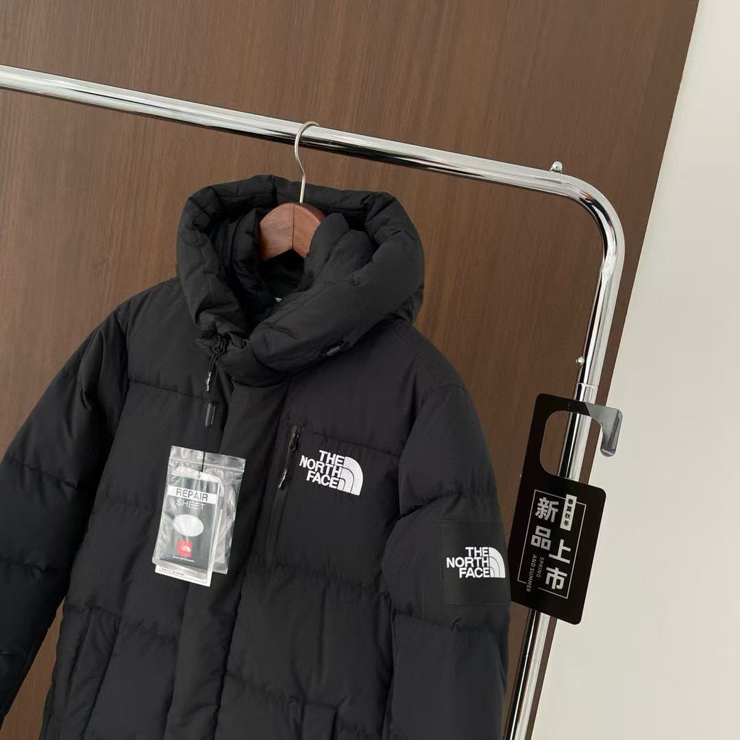The North Face 2025 Long Jacket Black Down Polyester
