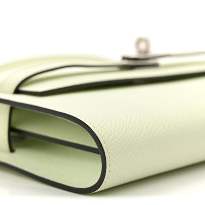 Epsom Kelly Wallet To Go Vert Fizz