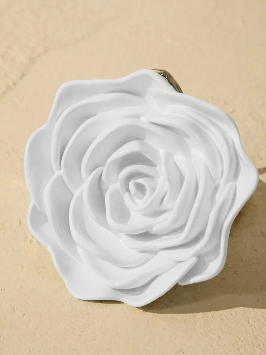 Celia Acrylic Camellia Clutch