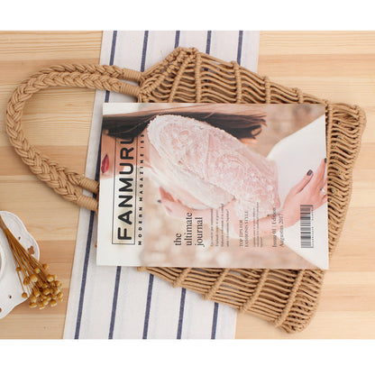 Crochet Market Bag Cotton Cord Net Bag