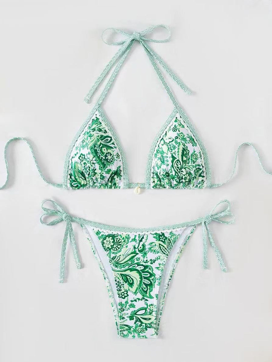 Isadora Floral Trim Bikini