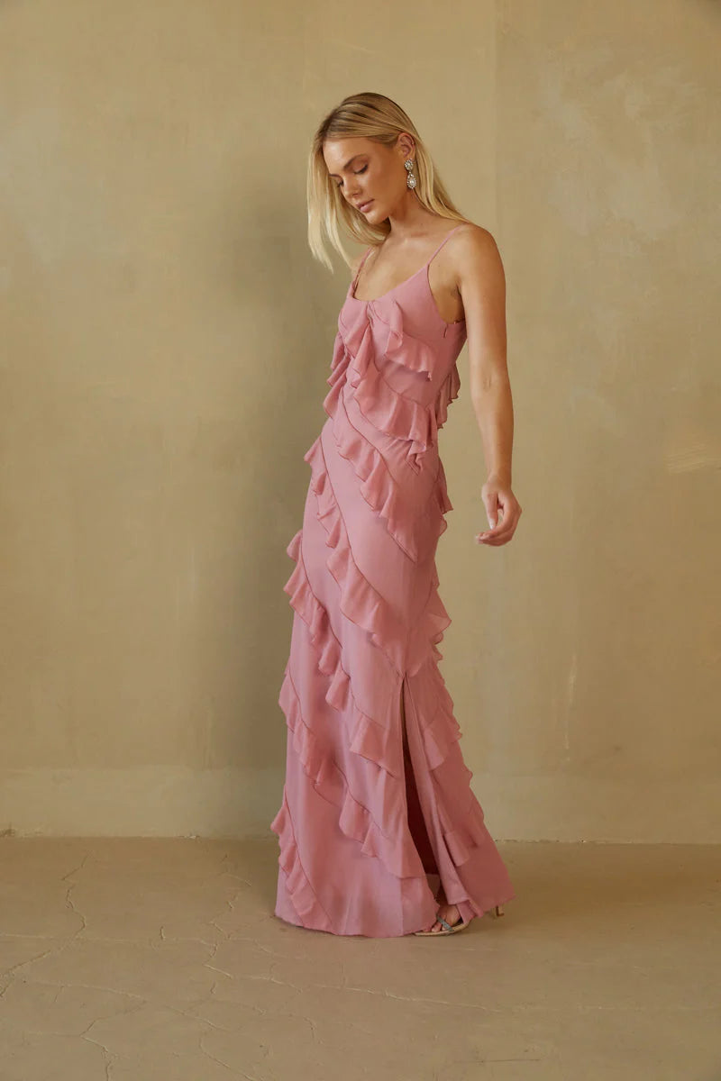 Elizabeth Tiered Ruffle Maxi Dress