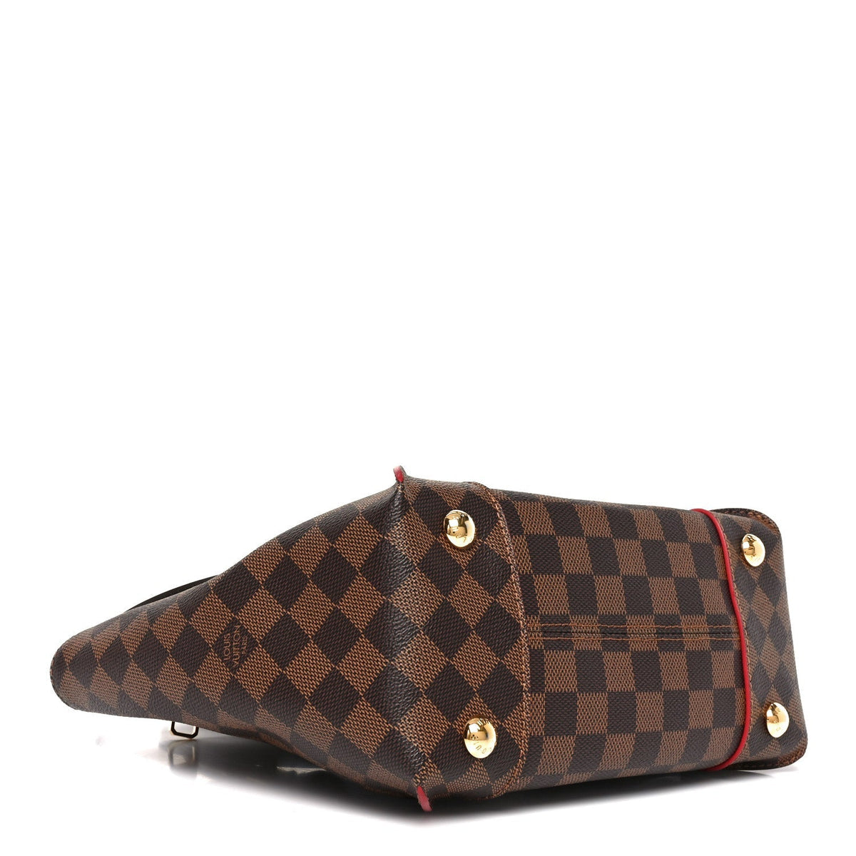 Damier Ebene Caissa Tote PM Cherry