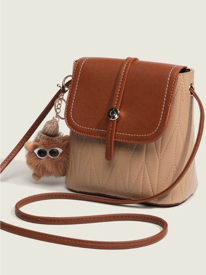 Cosbai - Simple Color-Block Crossbody Bag – Playful &amp; Practical