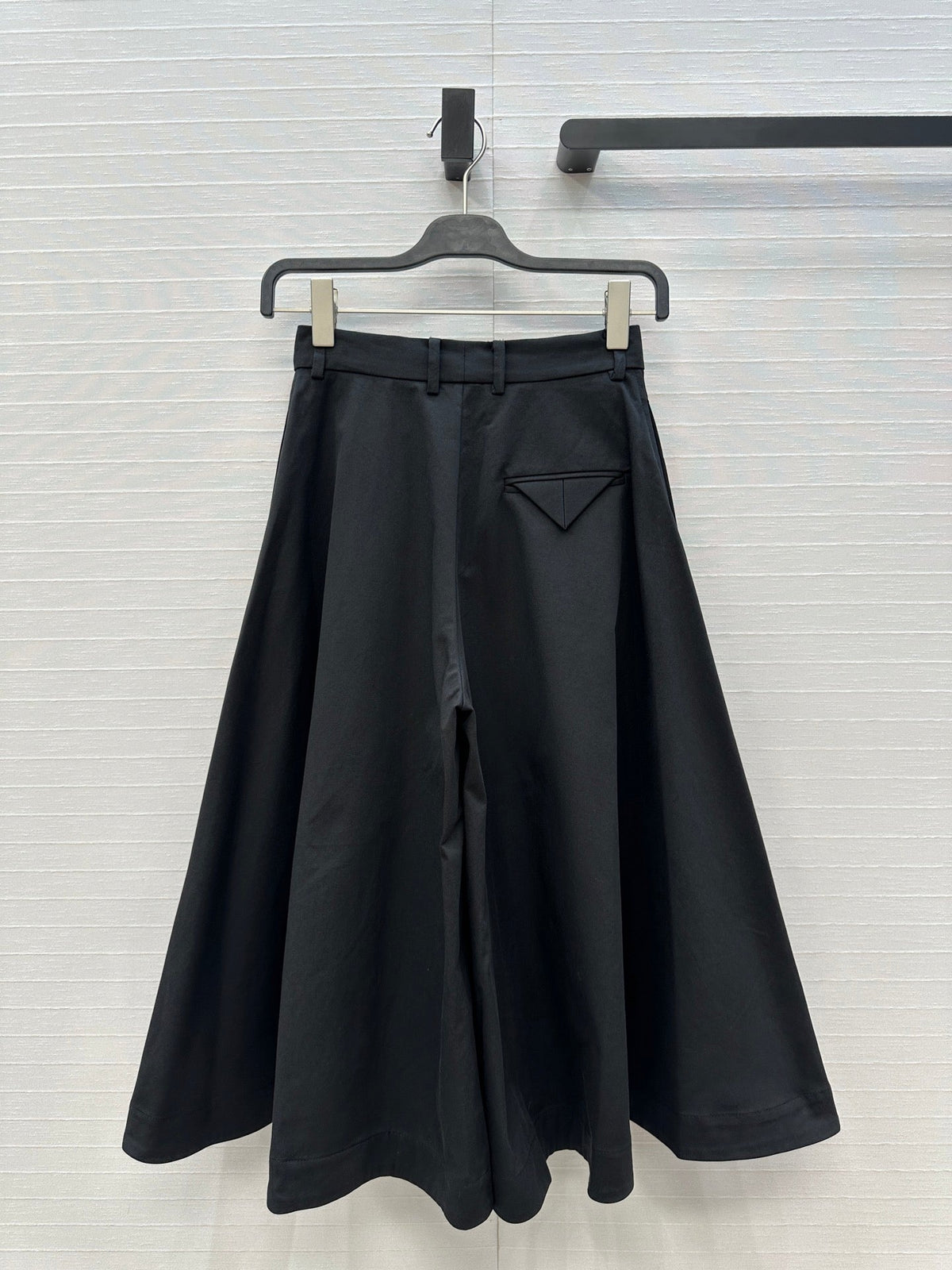 BV Skirt in Black Cotton