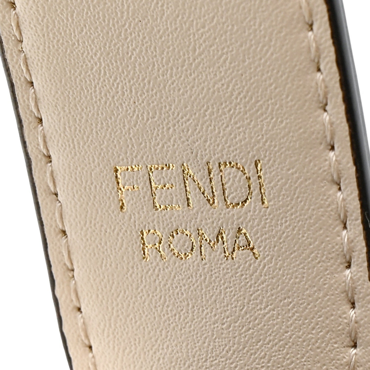 Vitello Liberty F is Fendi Bi-Color FF 1974 Embossed Mini Mon Tresor Bucket Bag Camelia Mandorlo