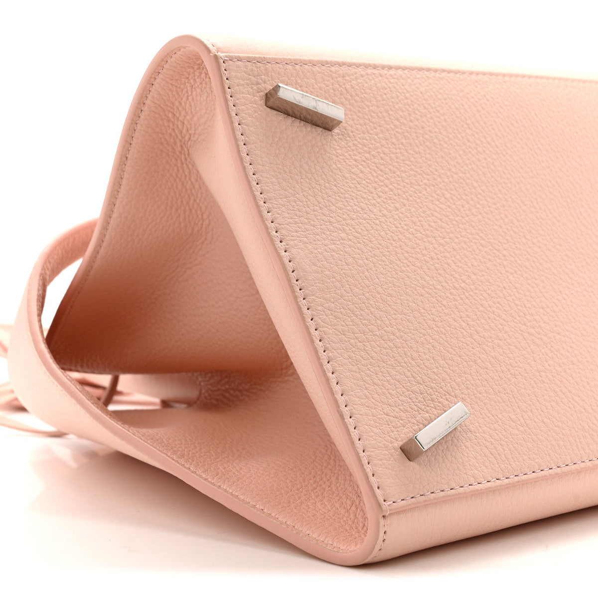 Calfskin Medium Hug Bag Pink