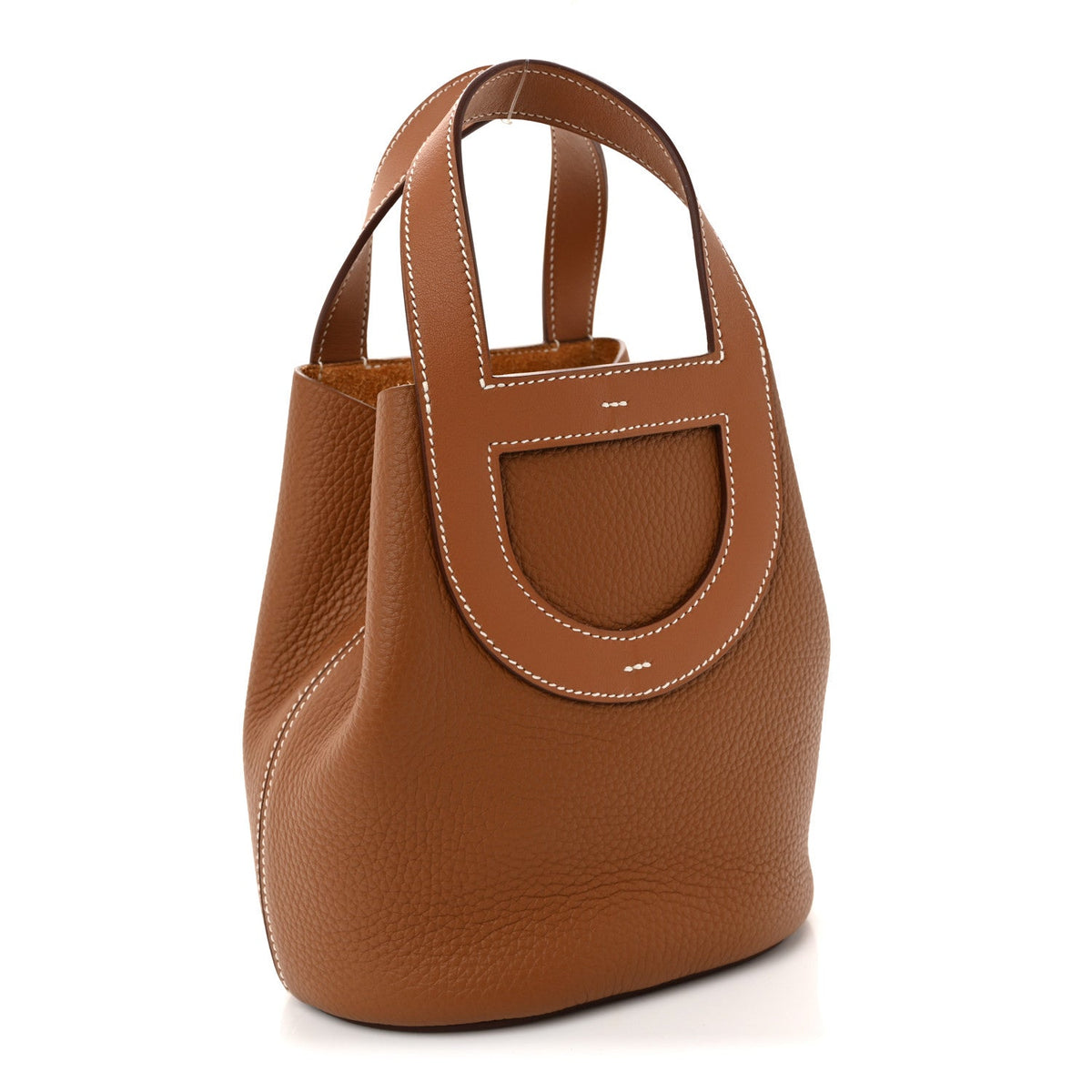 Taurillon Clemence Swift In-The-Loop 18 Bag Gold