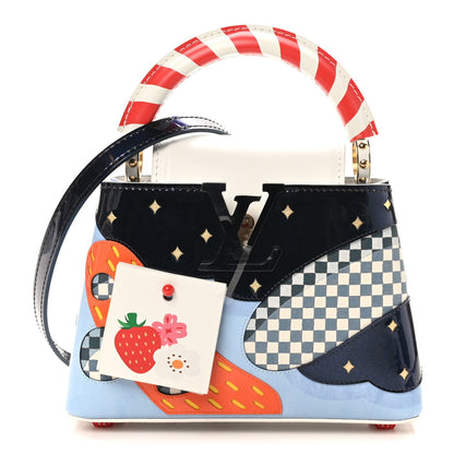 LV X ZIPING WANG Calfskin Patchwork Mini Artycapucines Multicolor