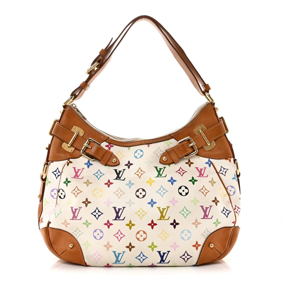 Monogram Multicolor Greta White
