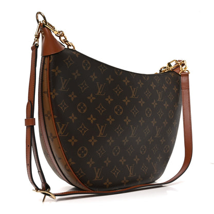 Reverse Monogram Loop Hobo