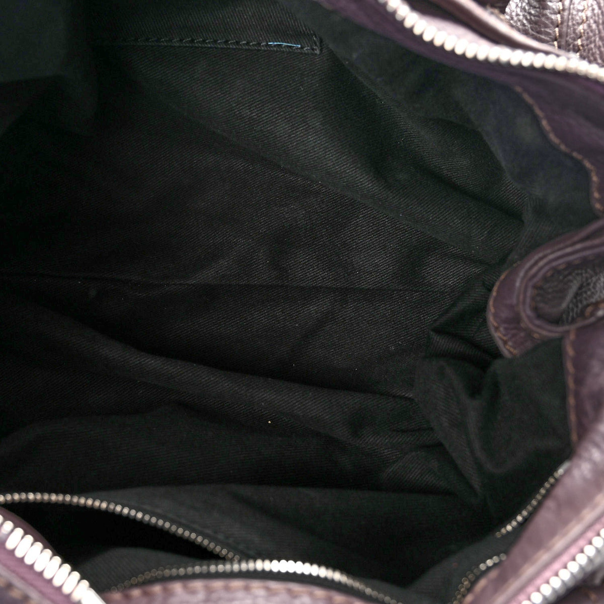 Calfskin Medium Paddington Satchel Purple