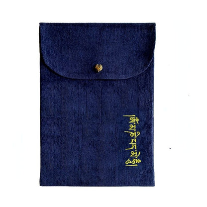 Small Brocade Bag With The Six-Character Mantra Small Storage Bag