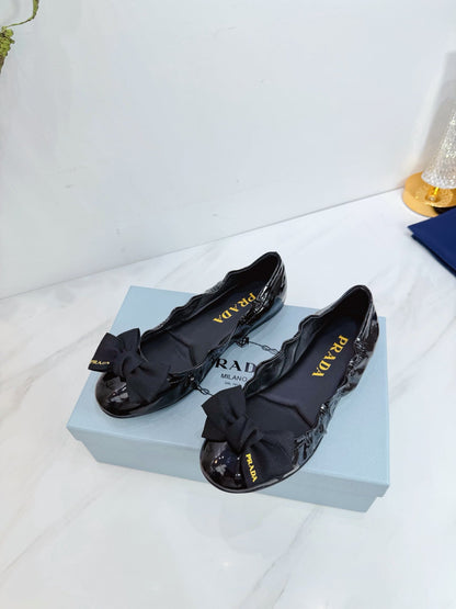 PRA 26SS Ballet Flat Black Patent Leather 592391