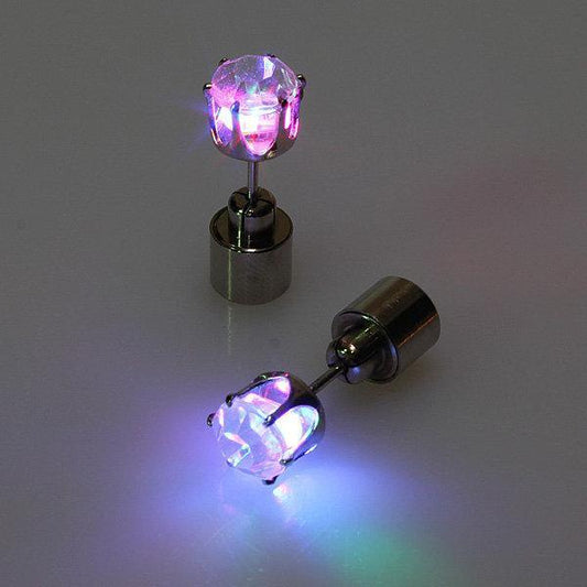1 Pair Led Christmas Ear Studs