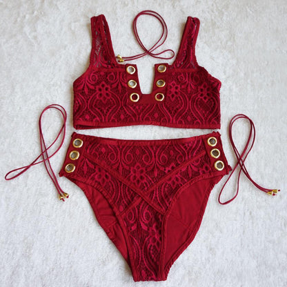Lace Bikini 6 Color Swimsuit