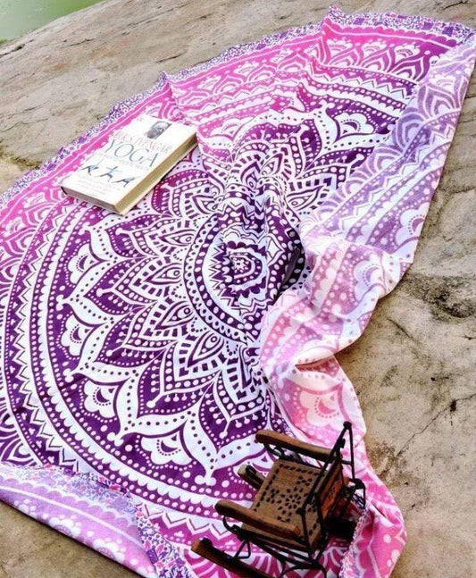 Hot Sale Ethnic Style 3D Printing Bohemian Beach Towel Multi-Functional Shawl Mat