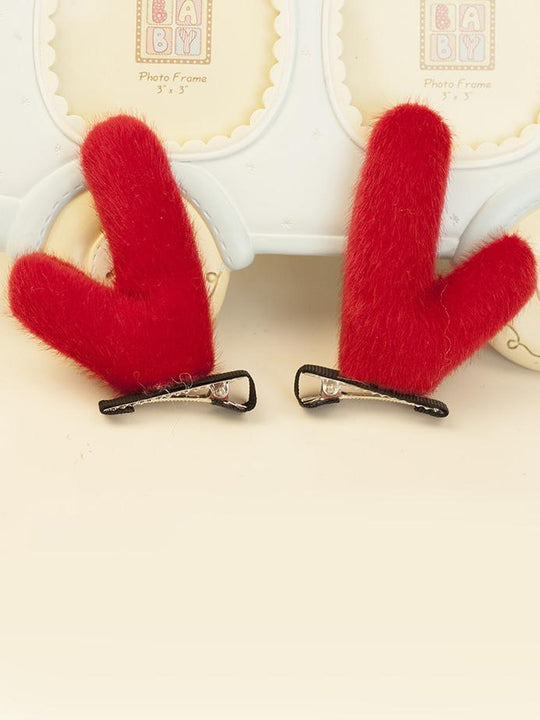 Red Hair Clips