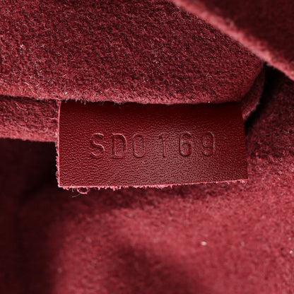 Monogram Flower Zipped Tote MM Bordeaux