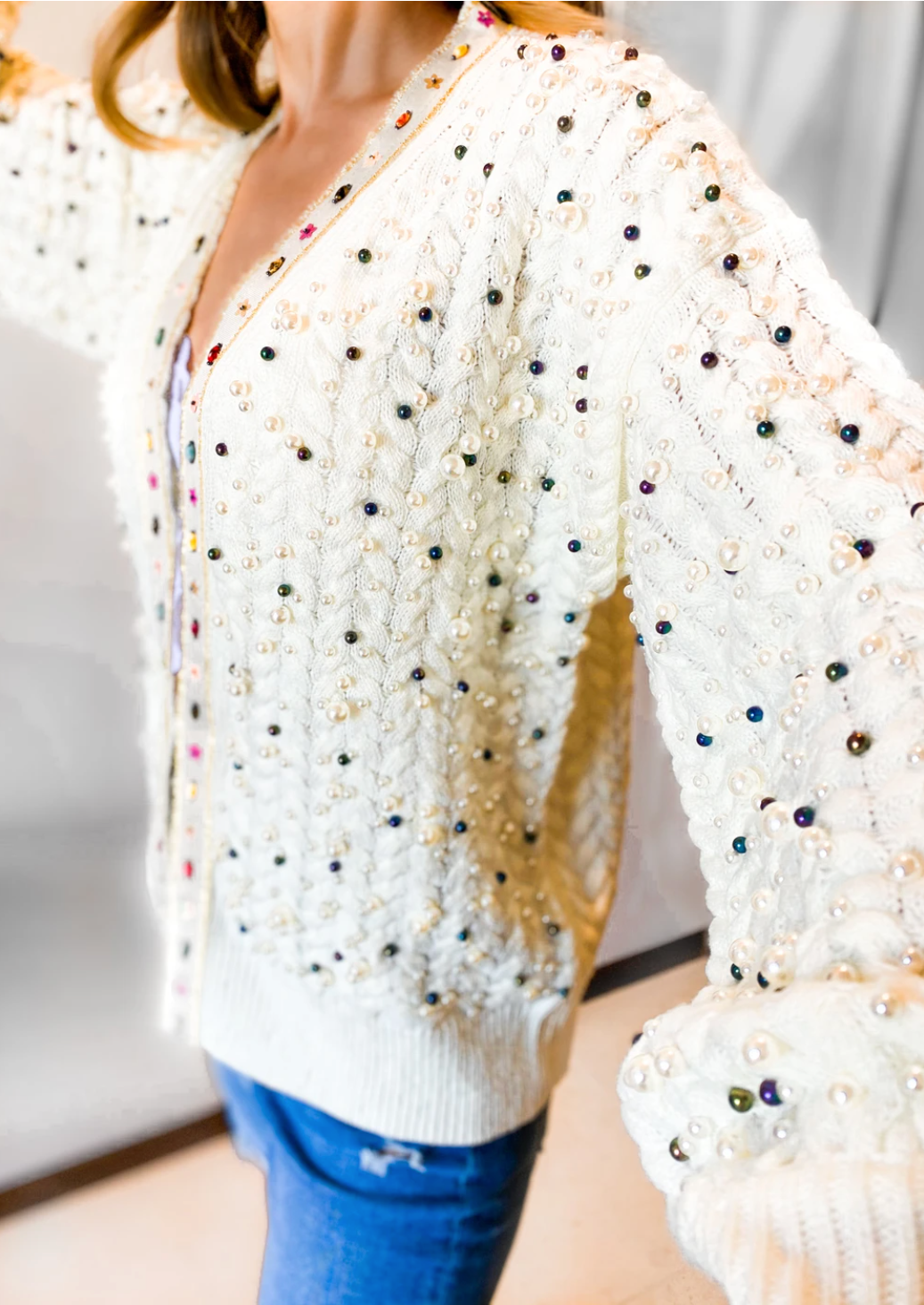 Fiona Pearl Cardigan