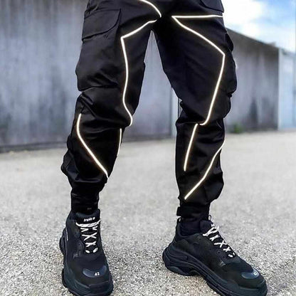 Sky Madrid Reflective Cargo Pants