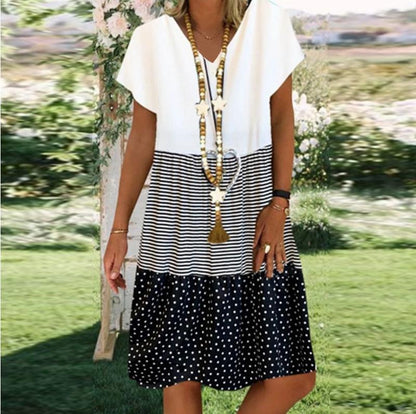 2020 Summer Floral Print Beach Midi Dress