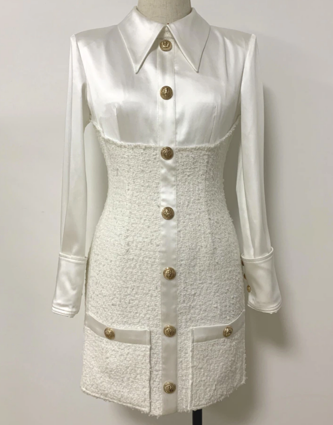 Lidia Tweed Dress