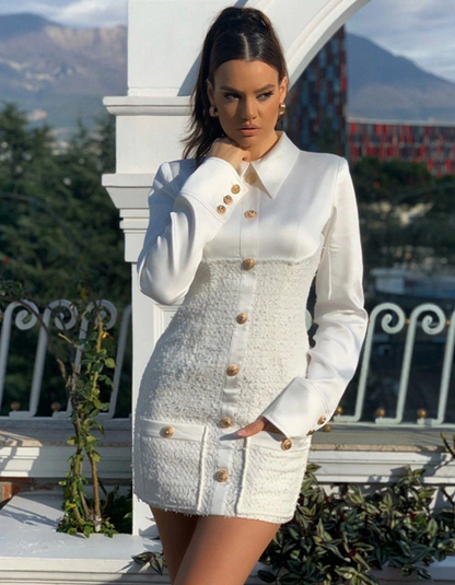 Lidia Tweed Dress