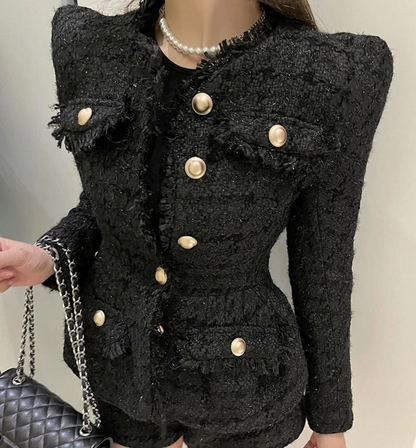 Gabrielle Tweed Blazer & Shorts