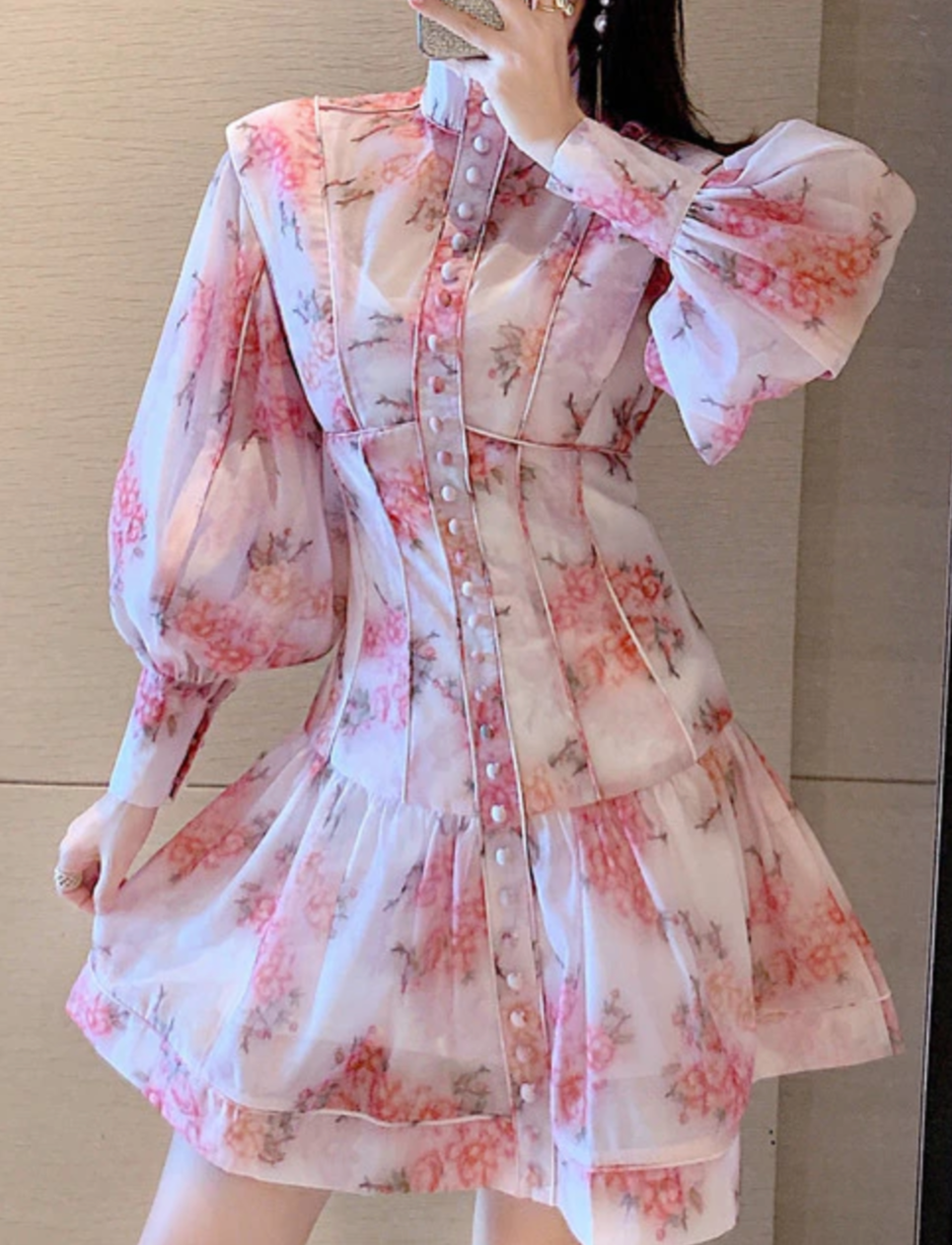 Amelie Floral Rich Dress