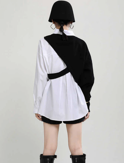 Lana Knit Split Shirt