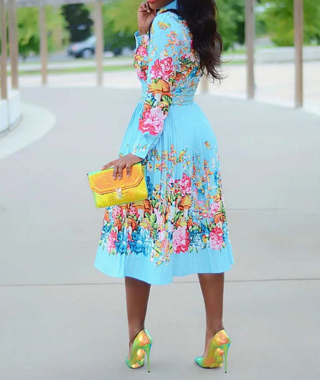 Rosy African  Dress /Plus Size