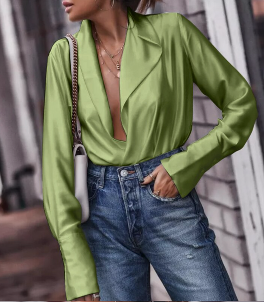 Miranda Satin Blouse