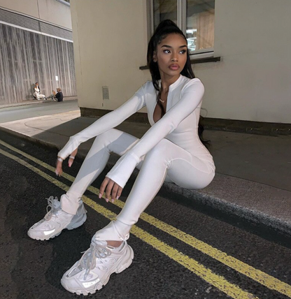 Chiara Zipper Jumpsuit