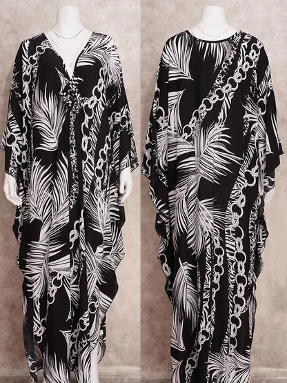 2023 Sexy Zebra Striped Bikini Cover-Ups Casual Autumn Winter Side Split Beach Dress Women Beach Wear Swim Suit Cover Up Q1297