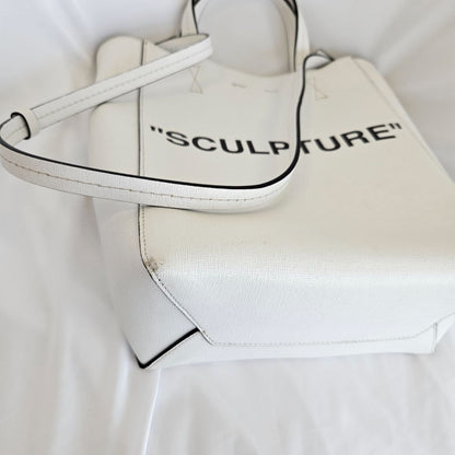 Off-White White Sculpture Shopper Bag