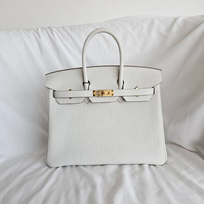 Hermès Birkin 25 Gris Pale Togo GHW