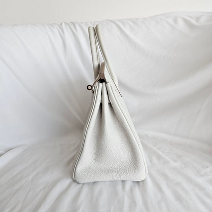 Hermès Birkin 25 Gris Pale Togo GHW