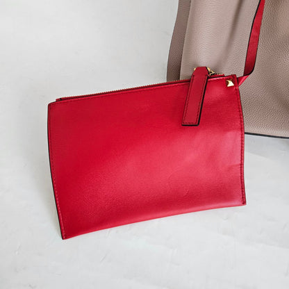 Valentino Garavani Vlogo Escape Leather Tote Bag