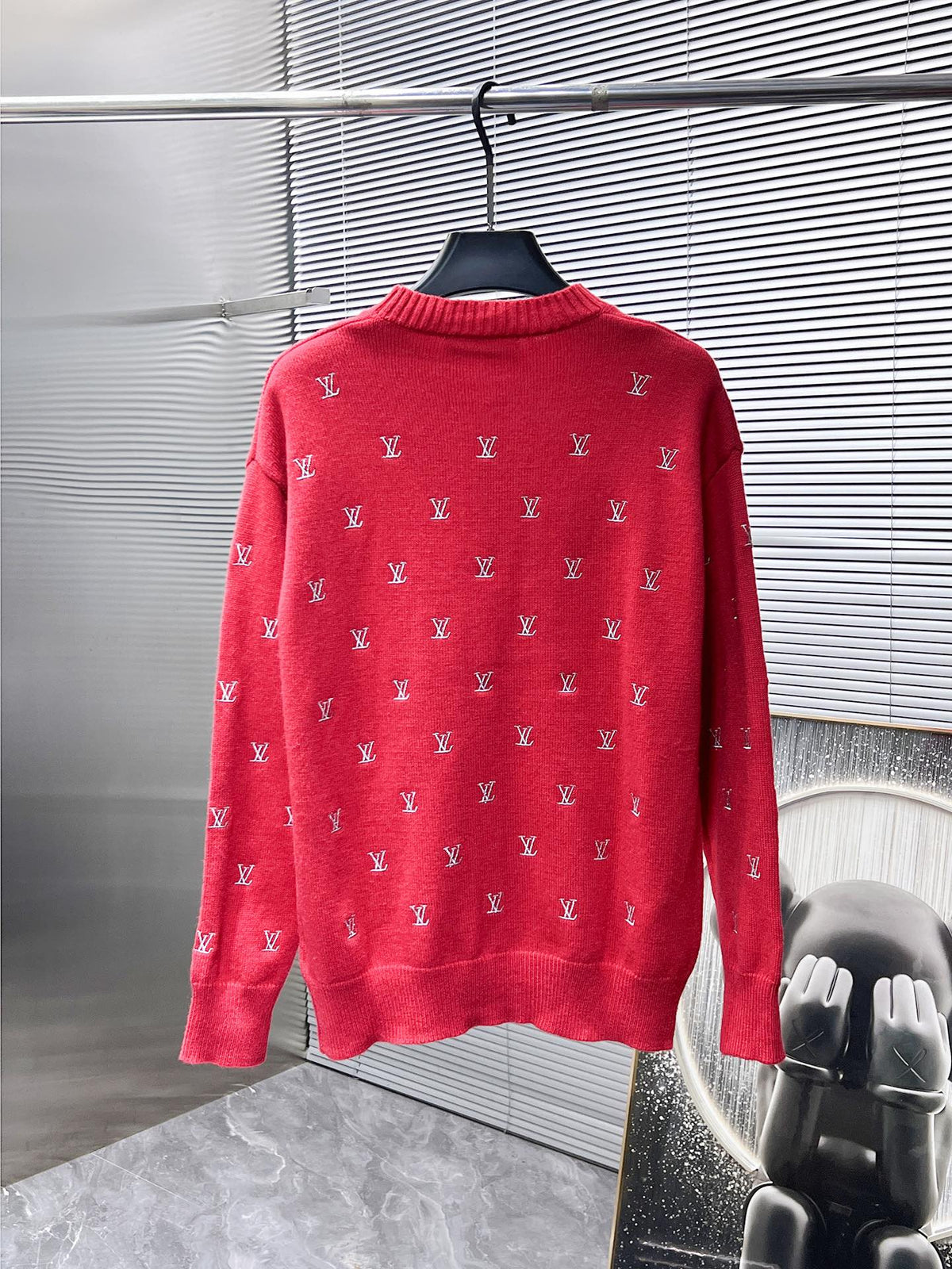 LV SWEATER IN RED WOOL 238798
