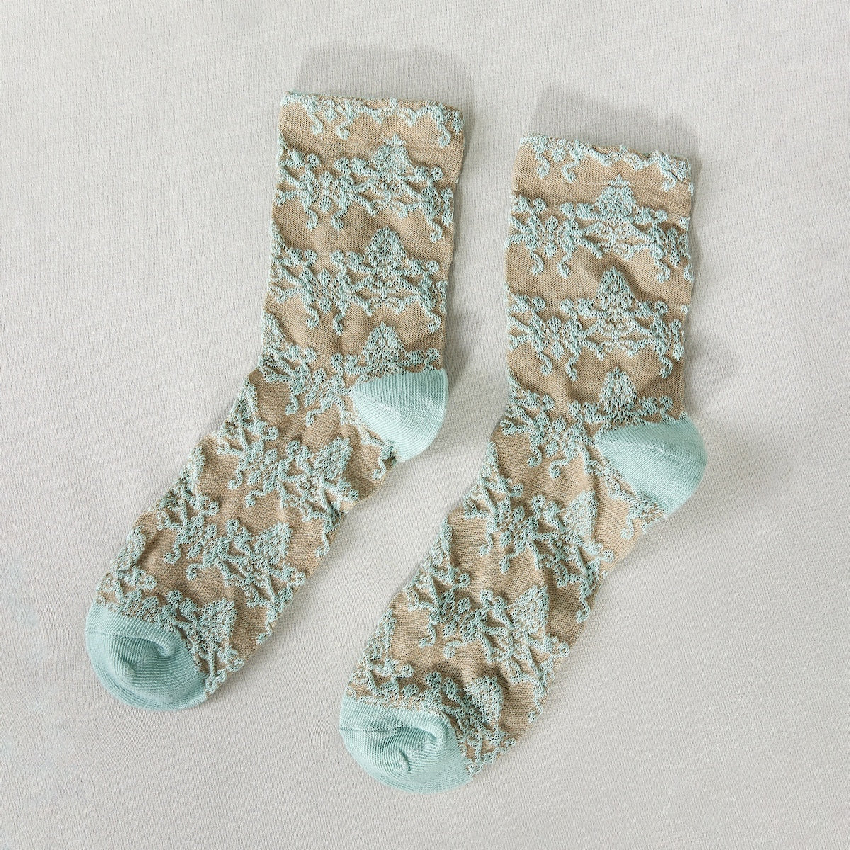 Rufia - Retro Embossed Women's Socks
