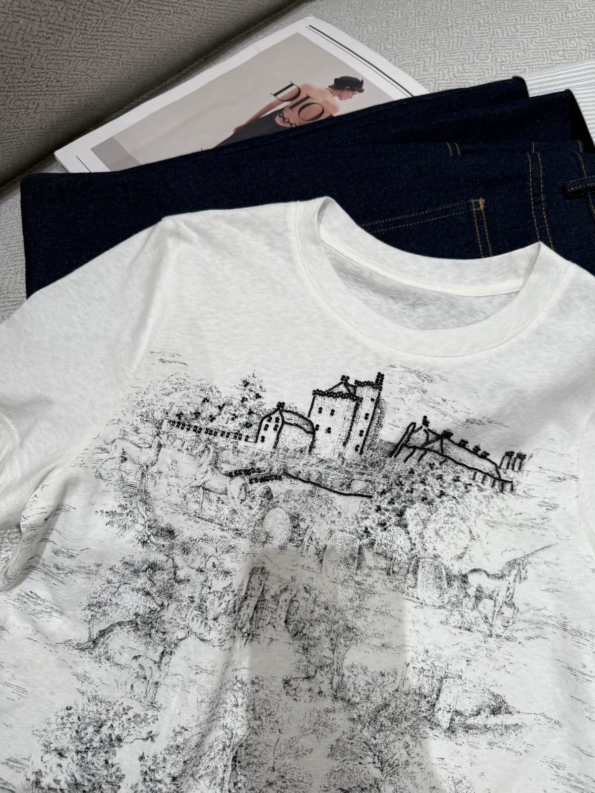 Dior 25C T-shirt White 228230