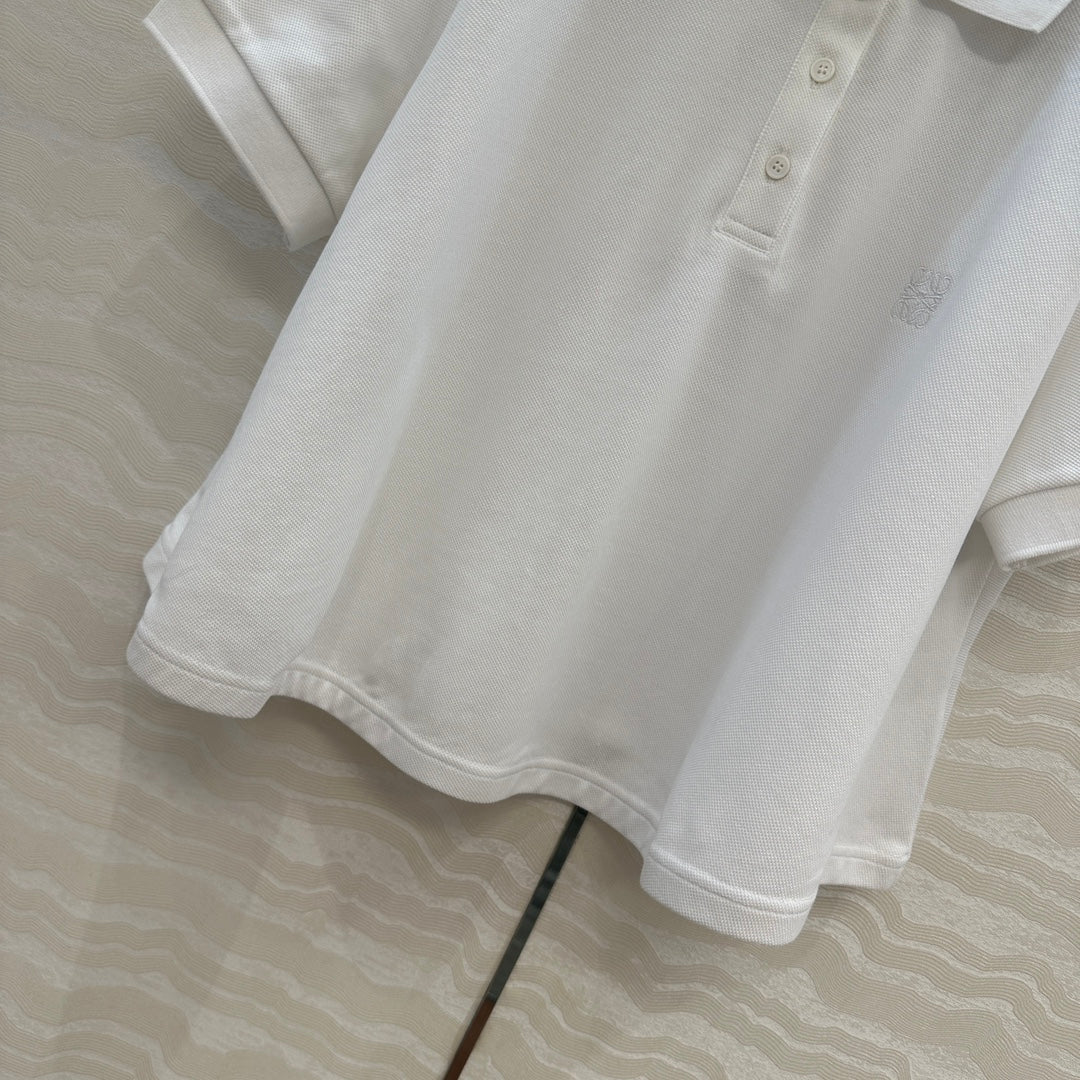 Loewe Polo T-shirt White Polyester