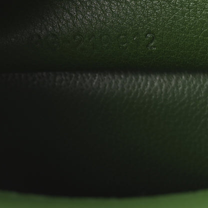 Calfskin Small Hug Messenger Bag Forest Green