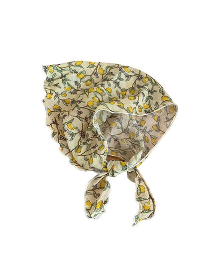 Scarvii - Fresh Style Floral Printed Triangle Scarf - Light &amp; Airy