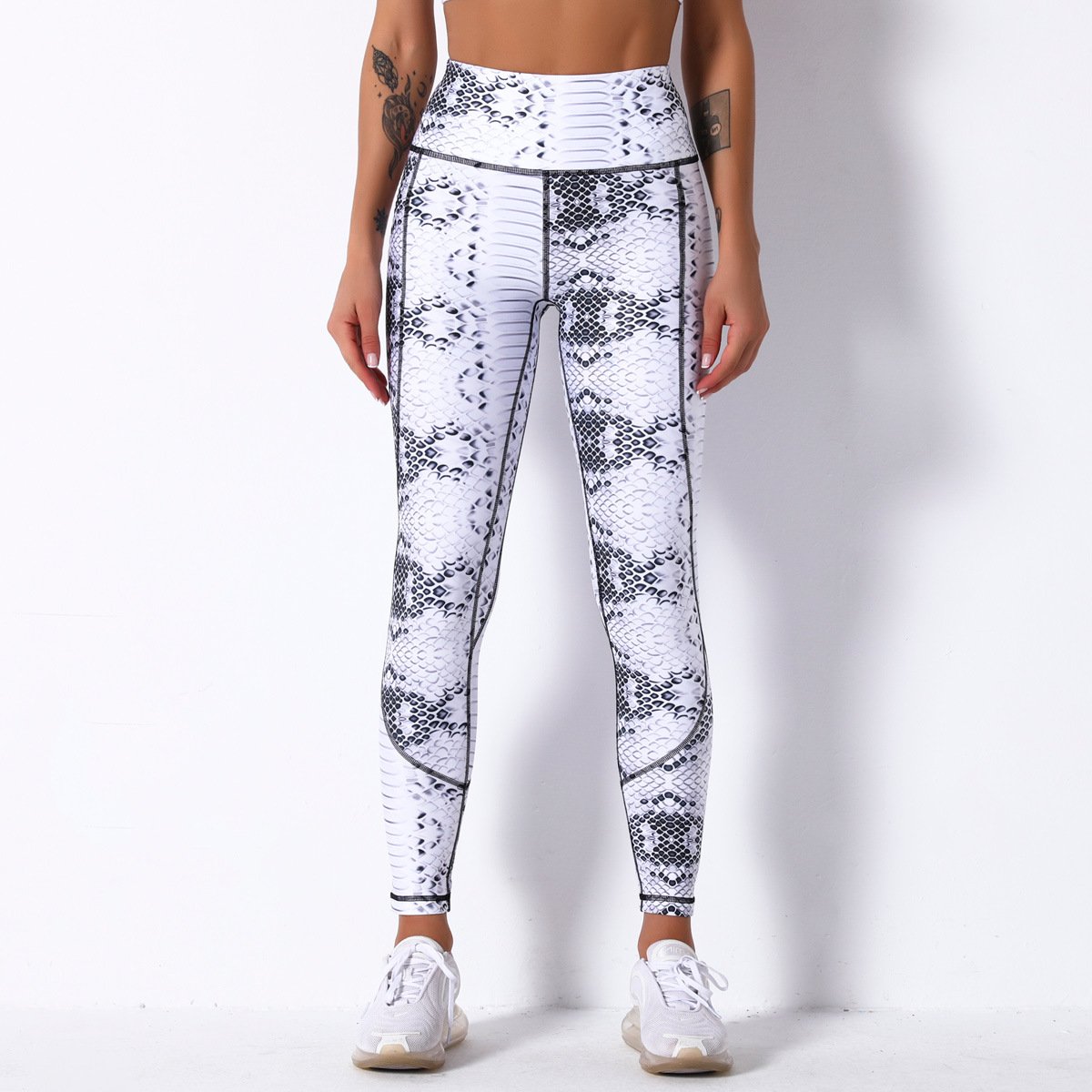 Comfortable Breathable Digital Print Yoga Pants High Waist Slim Sports Leggings