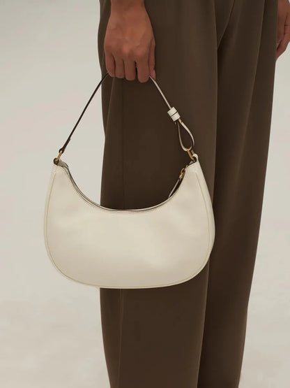 Elina Crescent Bag In Leather