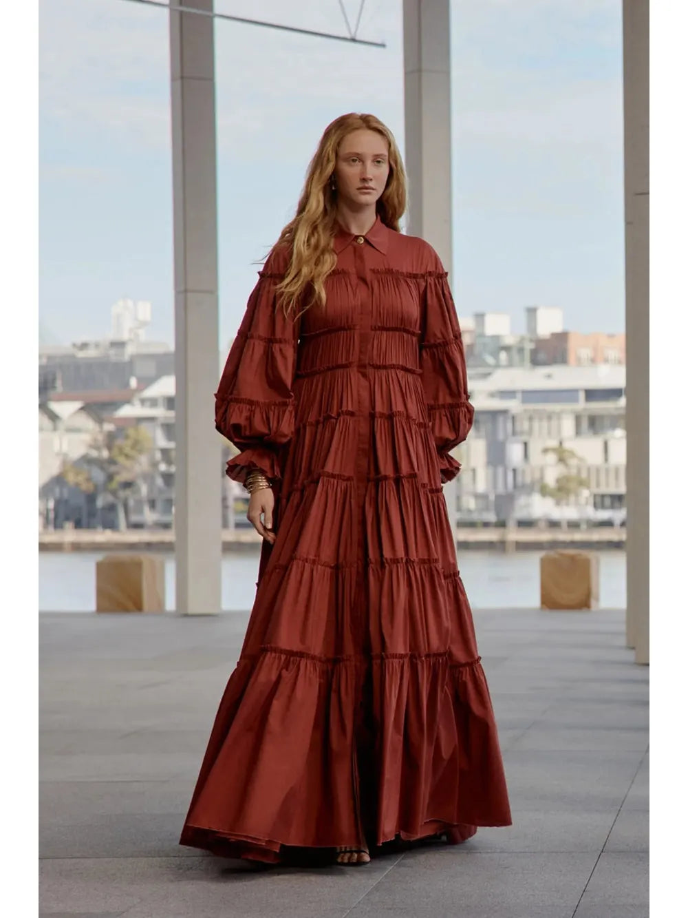 Alba Maxi Dress In Red