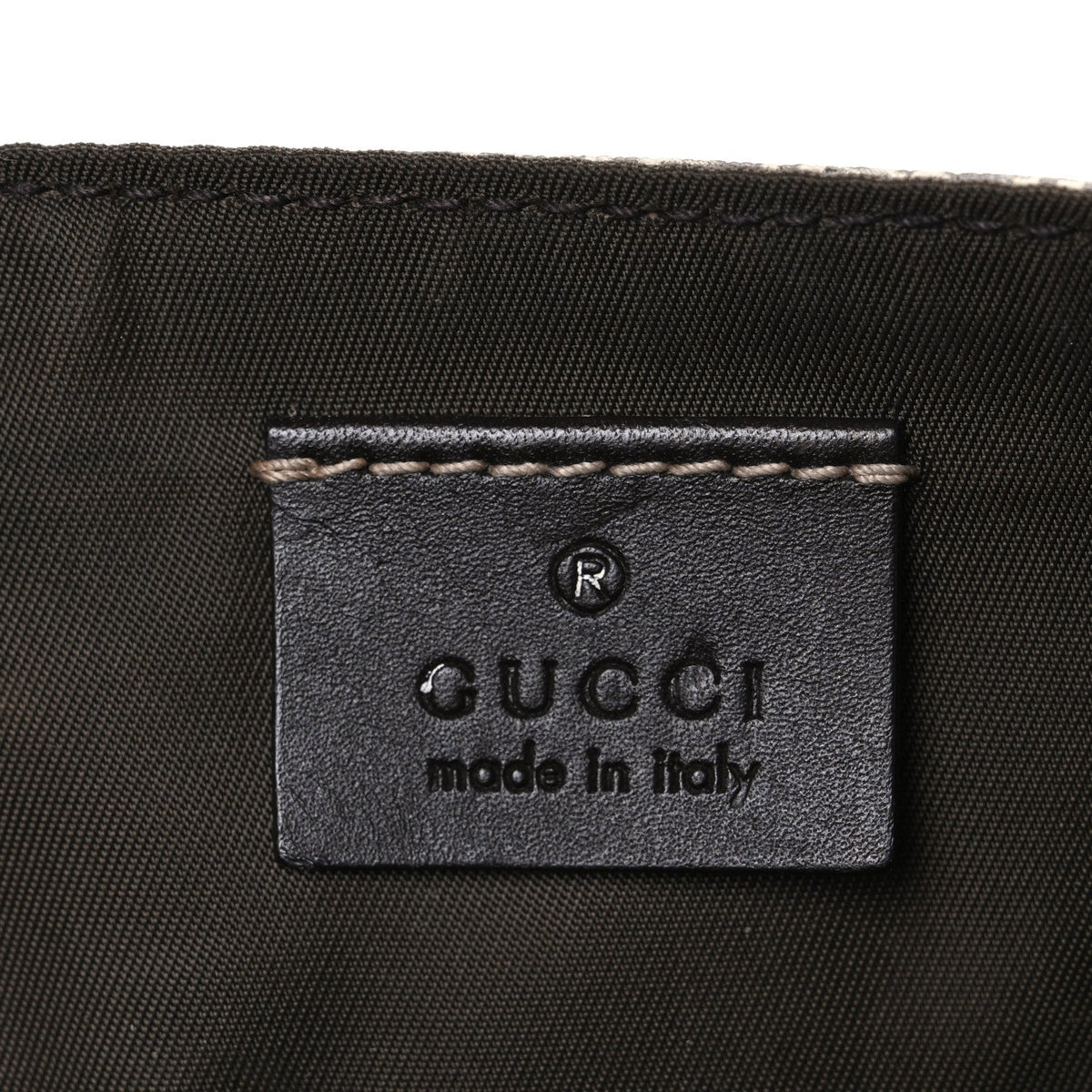 GG Plus Monogram Messenger Diaper Bag Dark Brown